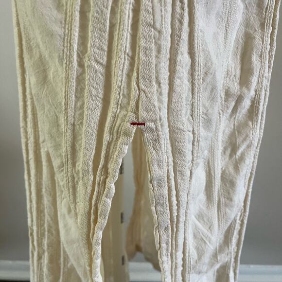 Xirena Tessa Ivory Textured Gauze Cotton V Neck Dress Wmns XS boho minimalist - Picture 6 of 11